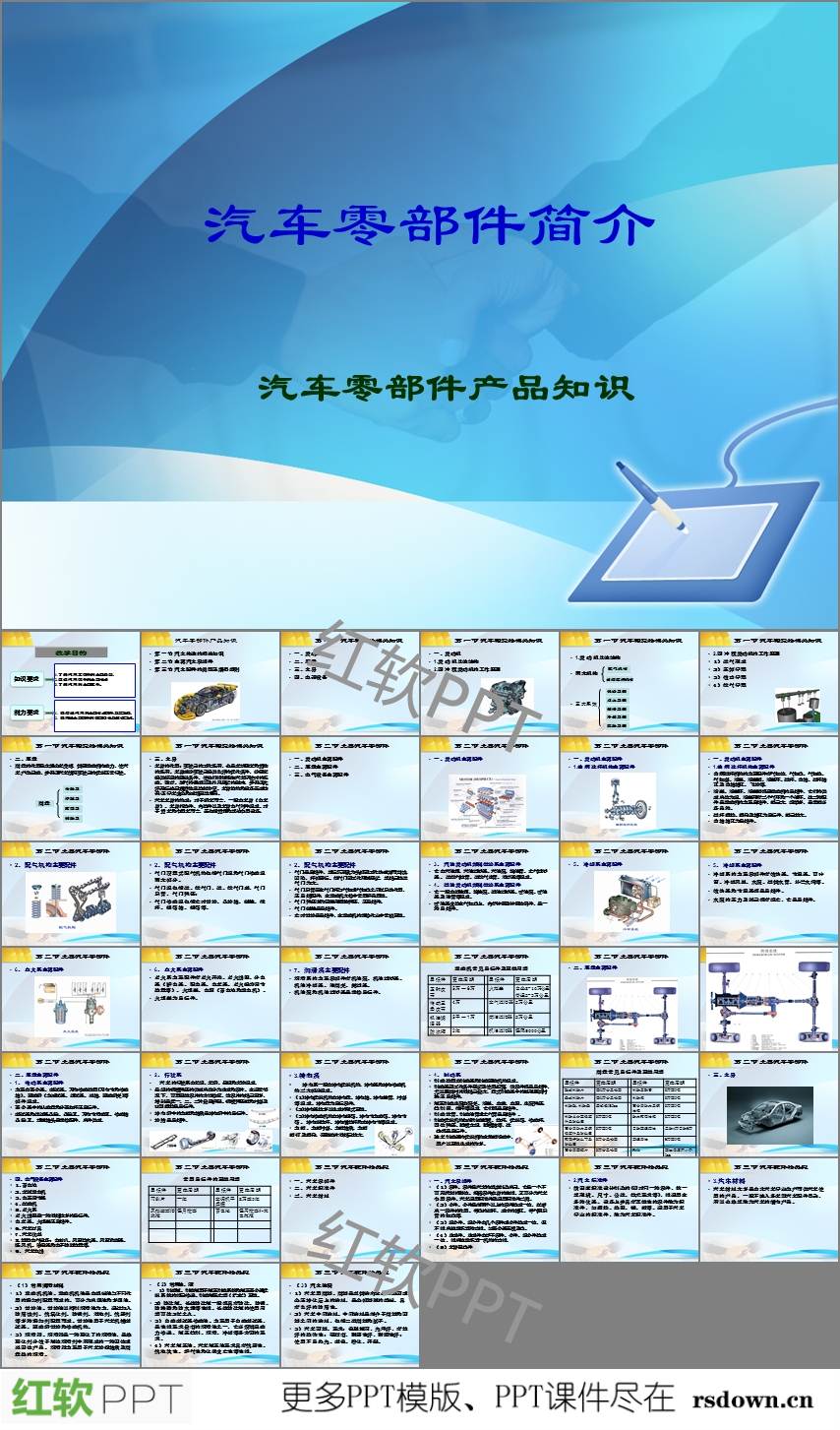 汽车零配件分类ppt_ppt免费